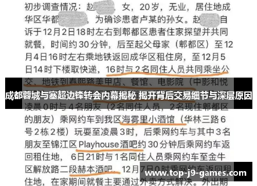 成都蓉城与塞超边锋转会内幕揭秘 揭开背后交易细节与深层原因