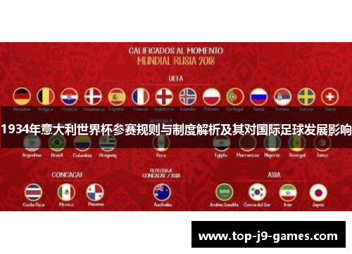 1934年意大利世界杯参赛规则与制度解析及其对国际足球发展影响